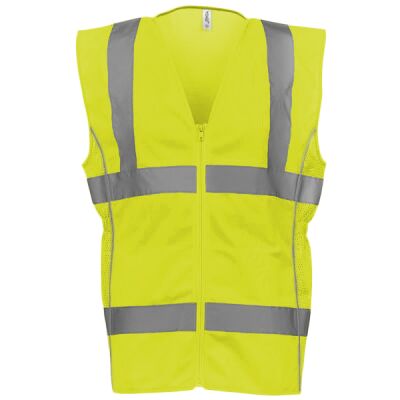 Women's hi-vis executive waistcoat (HVW180) Thumbnail