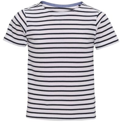 Kids Marinière coastal short sleeve tee Thumbnail
