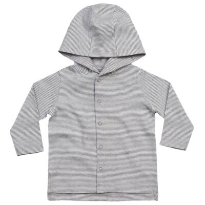 Baby stripy hooded T Thumbnail