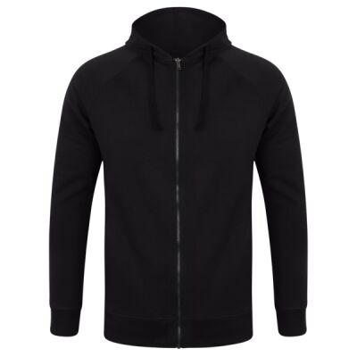 Unisex slim-fit zip-through hoodie Thumbnail