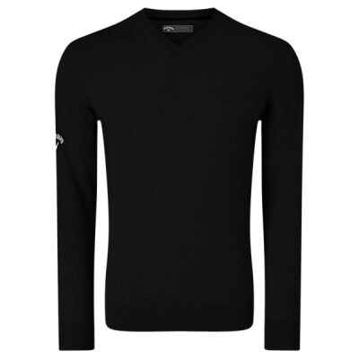 Ribbed v-neck Merino sweater Thumbnail