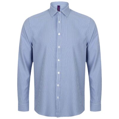 Gingham Pufy wicking long sleeve shirt Thumbnail