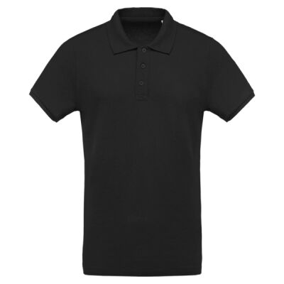 Men's organic piqué short-sleeved polo shirt Thumbnail