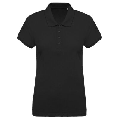 Ladies’ organic piqué short-sleeved polo shirt Thumbnail