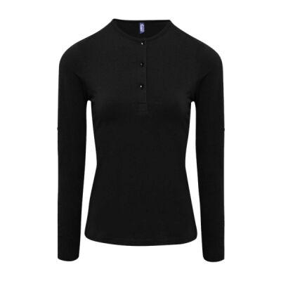 Women's Long John roll-sleeve tee Thumbnail