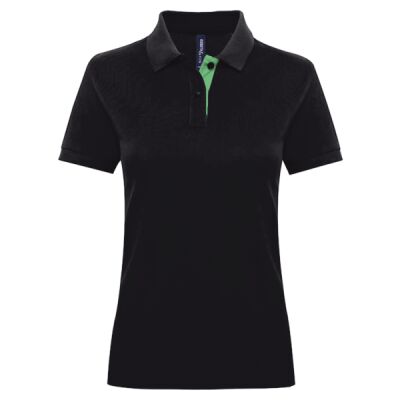Best Selling Women's contrast polo Thumbnail