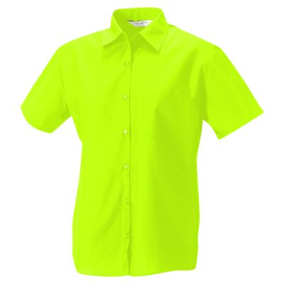 Women's short sleeve polycotton easycare poplin shirt Thumbnail
