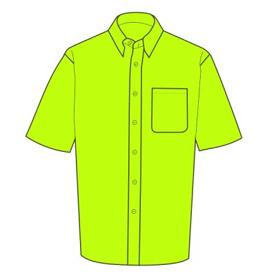 Short sleeve polycotton easycare poplin shirt Thumbnail