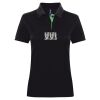 Best Selling Women's contrast polo Thumbnail