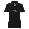 Best Selling Women's contrast polo Thumbnail