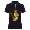 Best Selling Women's contrast polo Thumbnail