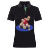 Best Selling Women's contrast polo Thumbnail
