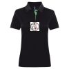 Best Selling Women's contrast polo Thumbnail