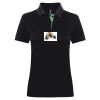 Best Selling Women's contrast polo Thumbnail
