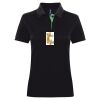 Best Selling Women's contrast polo Thumbnail