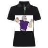 Best Selling Women's contrast polo Thumbnail