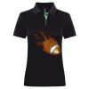 Best Selling Women's contrast polo Thumbnail