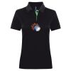 Best Selling Women's contrast polo Thumbnail
