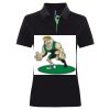 Best Selling Women's contrast polo Thumbnail