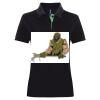 Best Selling Women's contrast polo Thumbnail