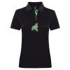 Best Selling Women's contrast polo Thumbnail