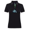 Best Selling Women's contrast polo Thumbnail