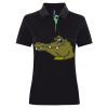 Best Selling Women's contrast polo Thumbnail