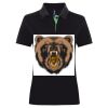 Best Selling Women's contrast polo Thumbnail