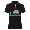 Best Selling Women's contrast polo Thumbnail