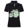 Best Selling Women's contrast polo Thumbnail