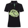 Best Selling Women's contrast polo Thumbnail