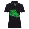 Best Selling Women's contrast polo Thumbnail