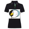 Best Selling Women's contrast polo Thumbnail