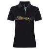 Best Selling Women's contrast polo Thumbnail