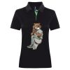 Best Selling Women's contrast polo Thumbnail
