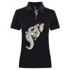 Best Selling Women's contrast polo Thumbnail