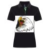 Best Selling Women's contrast polo Thumbnail
