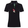 Best Selling Women's contrast polo Thumbnail