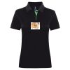 Best Selling Women's contrast polo Thumbnail