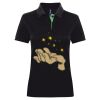 Best Selling Women's contrast polo Thumbnail