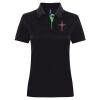 Best Selling Women's contrast polo Thumbnail