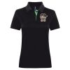 Best Selling Women's contrast polo Thumbnail