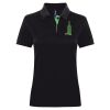 Best Selling Women's contrast polo Thumbnail