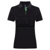 Best Selling Women's contrast polo Thumbnail