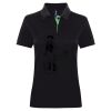 Best Selling Women's contrast polo Thumbnail