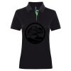 Best Selling Women's contrast polo Thumbnail
